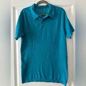 Rhone Men's Blue Polo Shirt, medium EUC